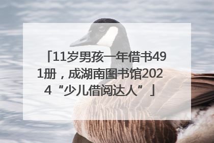 11岁男孩一年借书491册，成湖南图书馆2024“少儿借阅达人”