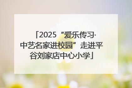 2025“爱乐传习·中艺名家进校园”走进平谷刘家店中心小学