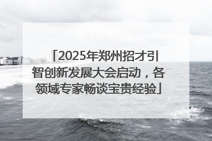 2025年郑州招才引智创新发展大会启动，各领域专家畅谈宝贵经验