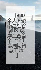 300余人齐聚南昌红谷滩区 观摩江西首个“全生命周期智慧工地”