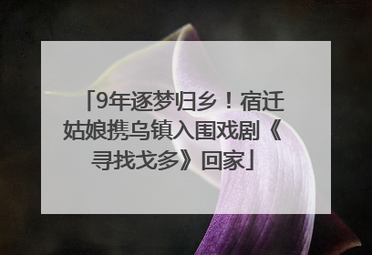 9年逐梦归乡！宿迁姑娘携乌镇入围戏剧《寻找戈多》回家