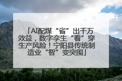 AI配煤“省”出千万效益，数字孪生“看”穿生产风险！宁阳县传统制造业“智”变突围